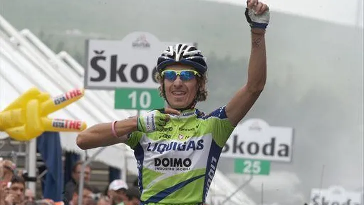 Pellizotti wint, Menchov verliest seconden