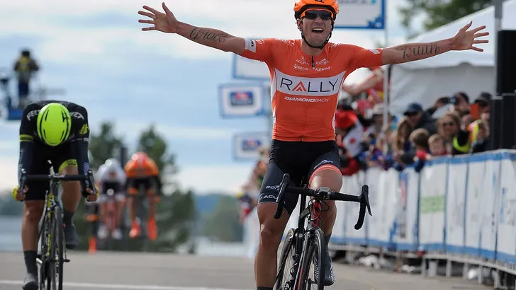 Ronde van Californië: Huffman verrast met kopgroep peloton, Hofstede knap derde