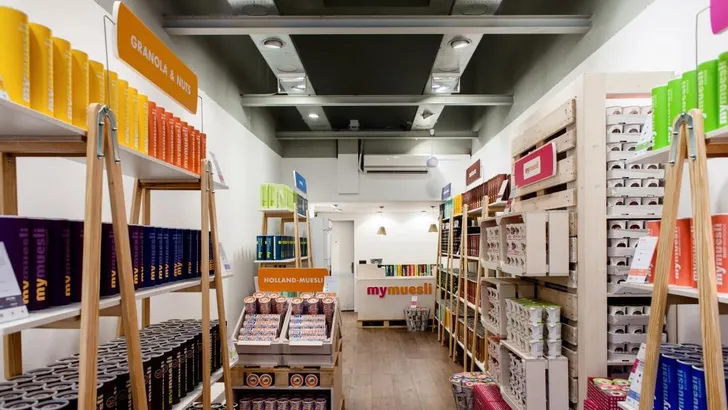 Eerste mymuesli winkel in Nederland