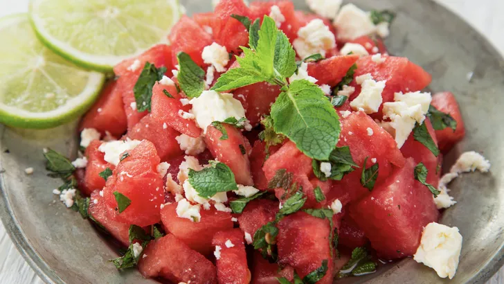 Watermeloensalade