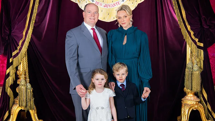 Nieuw portret Charlene en familie