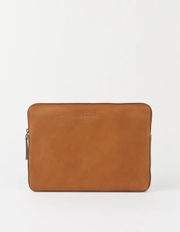 Laptophoes in cognackleur van O My Bag