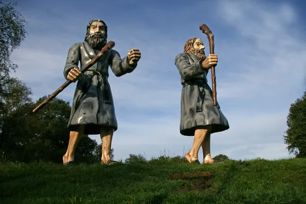 De reuzen Ellert en Brammert