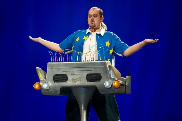 Joost Klein eerste repetitie