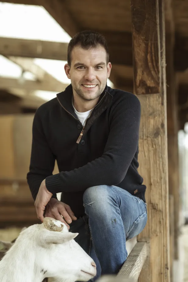 Portret boer Jan uit Boer Zoekt Vrouw.