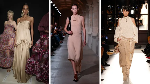 Zimmermann, Victoria Beckham en Balmain, SS26.