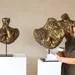 Petra Flach aan het werk in haar kunstgalerij Bodycasting Nederland