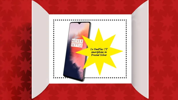Grazia's adventskalender: 1x OnePlus 7T smartphone in Frosted Silver