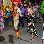 Koning Willem Alexander, Koningin Maxima en Prinses Amalia Bezoeken Bon Bini Festival op Aruba