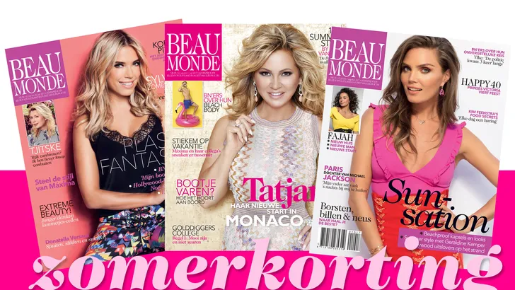 Zomerkorting: ontvang 3x Beau Monde voor € 10,-