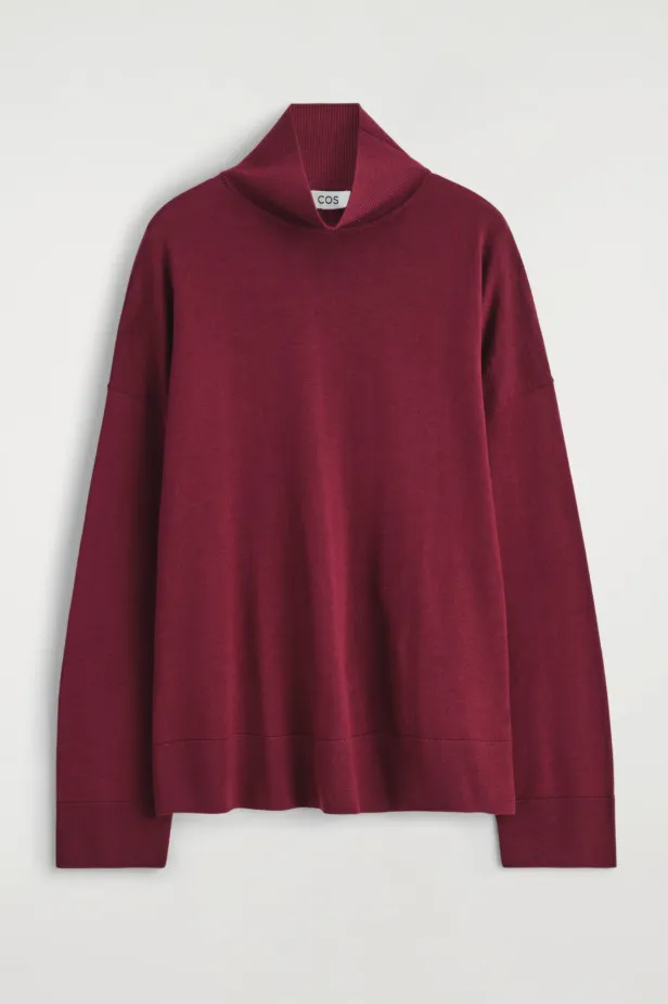 MERINO WOOL TURTLENECK JUMPER - €89