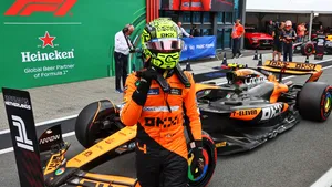 De McLaren van Lando Norris