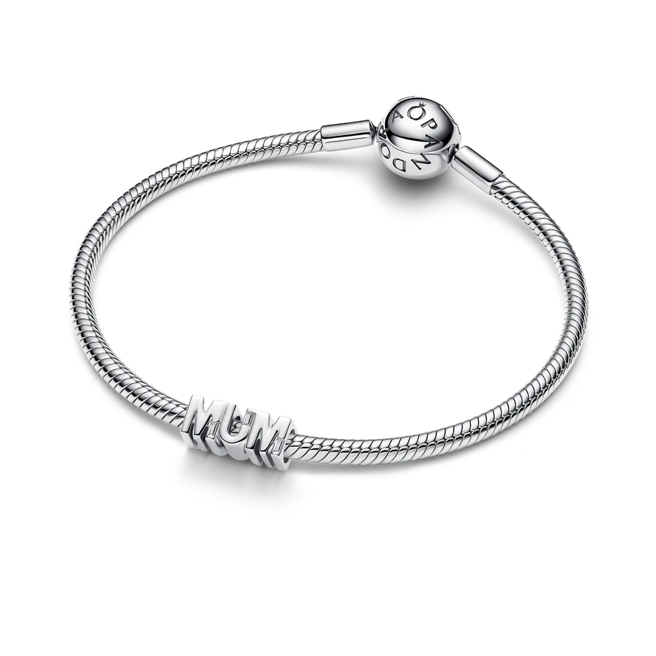 Armband met MUM-bedel van Pandora in sterling zilver 