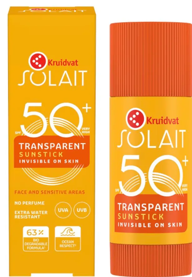 Kruidvat Solait SPF50+ Transparant Sunstick - €9,49