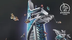 marvel avengers tower lego