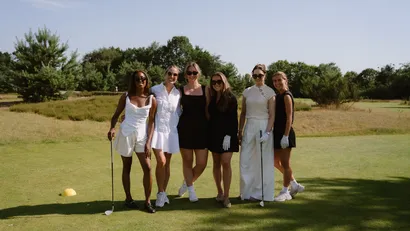 Proosten tijdens het Marie Claire Connecting Dinner bij Nami by Bernardus Golf in Cromvoirt