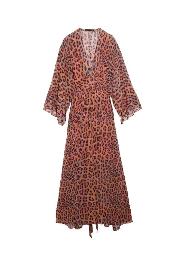 Jurk met panterprint van Lola Casademunt by Maite | €269