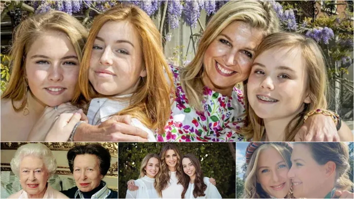 Royals met lookalike dochters 
