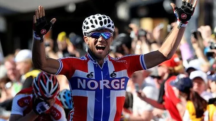 HUSHOVD SPRINT NAAR DE WERELDTITEL