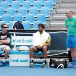 Mark de J., Robin Haase en Koen Everink