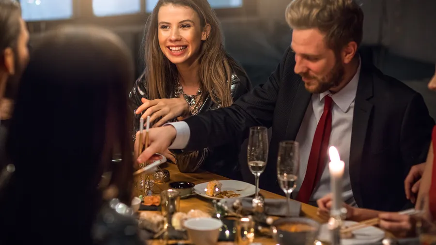 Diner in casino