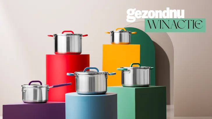 Gezondnu winactie! Win deze 5-delige limited edition pannenset twv € 399,90