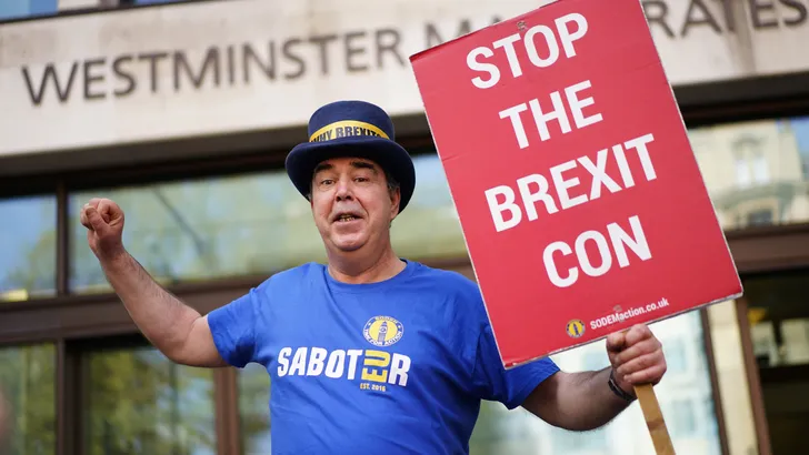 Anti-Brexit-demonstrant
