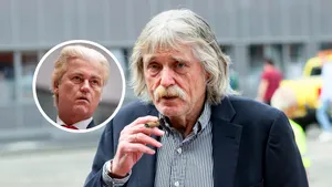 Johan Derksen en Geert Wilders (inzet)