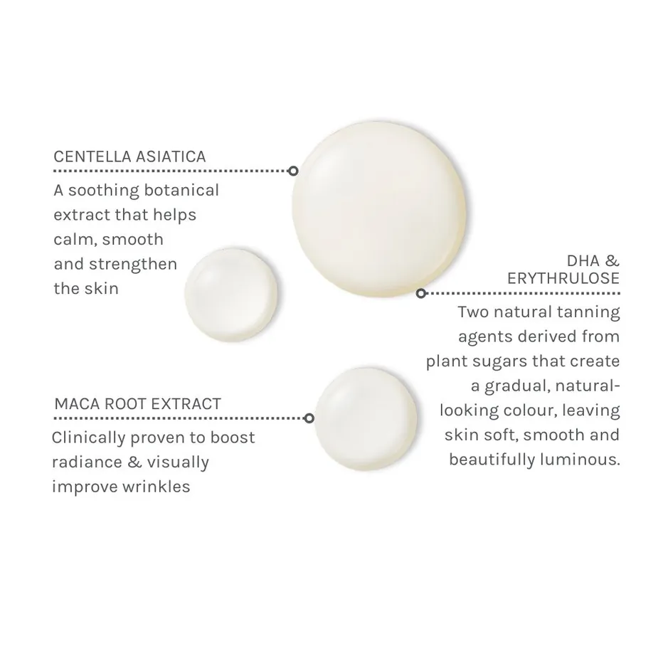 De Evolve Tanning Drops geven je niet alleen een sunkissed glow, maar helpen óók je huidbarrière ondersteunen.