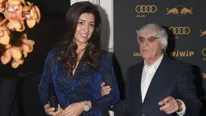 Bernie Ecclestone en Fabiana Flosi