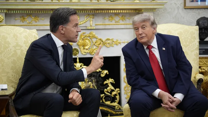 Rutte met Trump in het Witte Huis