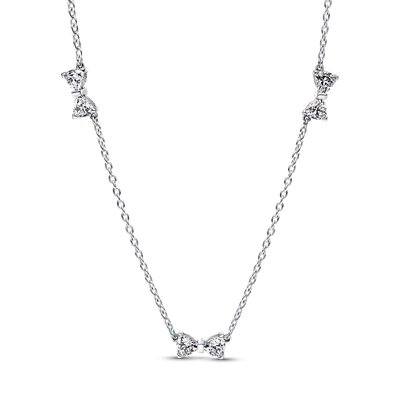 Pandora Necklace - Sterling Silver Zirconia 