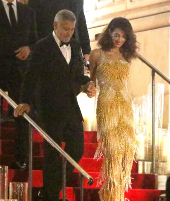 Amal Clooney bij de Albie Awards, 2022