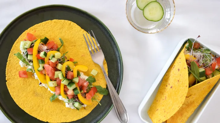Recept: lunchbox wrap met restjes uit de koelkast