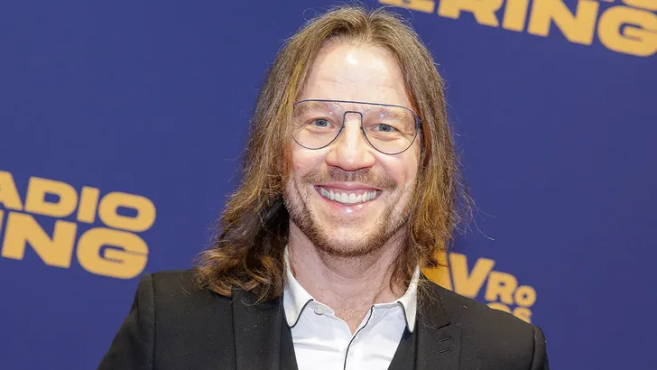 Giel Beelen op de rode loper bij de Radioring