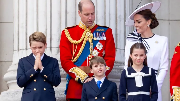 The King, Charles III, and Members of the Royal Family Attend Trooping the Colour