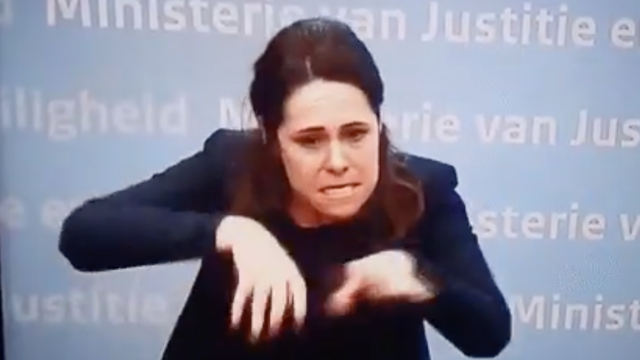 Hilarisch: zo ziet 'hamsteren' er in gebarentaal uit ...