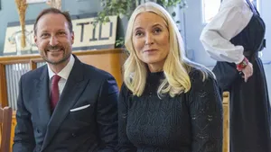Mette-Marit met kroonprins Haakon
