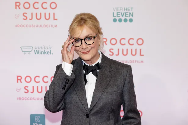 Beppie Melissen tijdens de première Rocco & Sjuul in theater Amsterdam