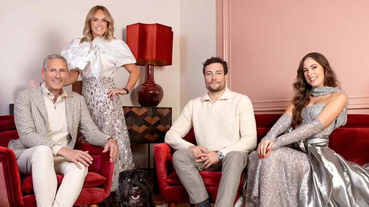 De Verhulstjes voor een shoot met Beau Monde