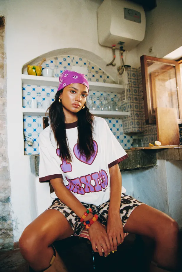 Mexico t-shirt en Scott short | Harper & Yve
