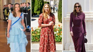 Drieluik van prinses Ingrid Alexandra, prinses Amalia en koningin Rania