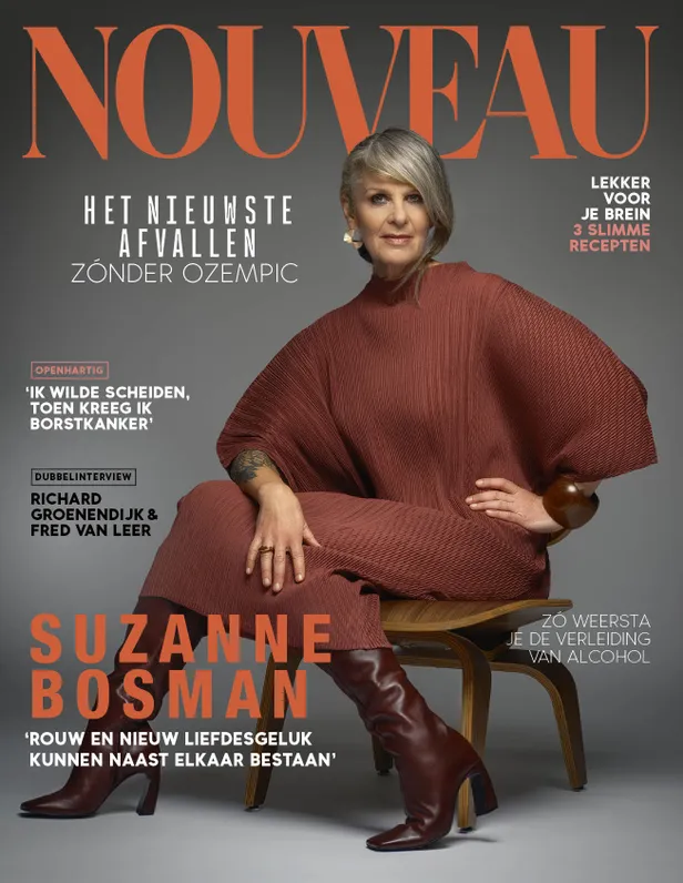 De cover van de nieuwe Nouveau met Suzanne Bosman.