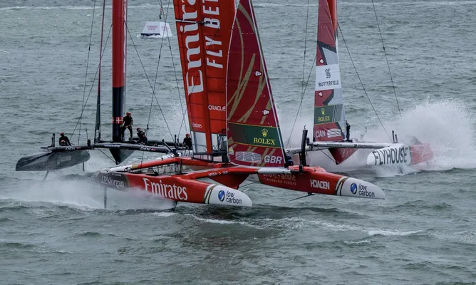 Beeld: Jason Ludlow / SailGP