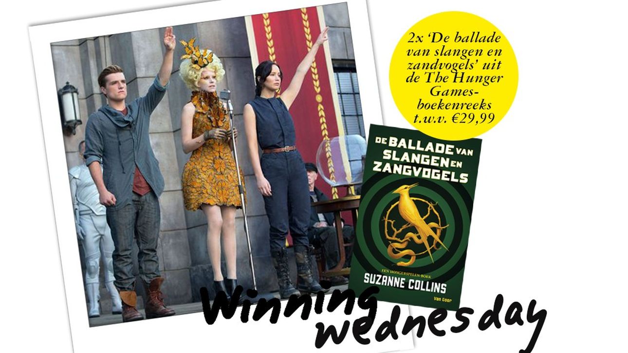 Winning Wednesday: 2x het boek 'De ballade van slangen en zangvogels