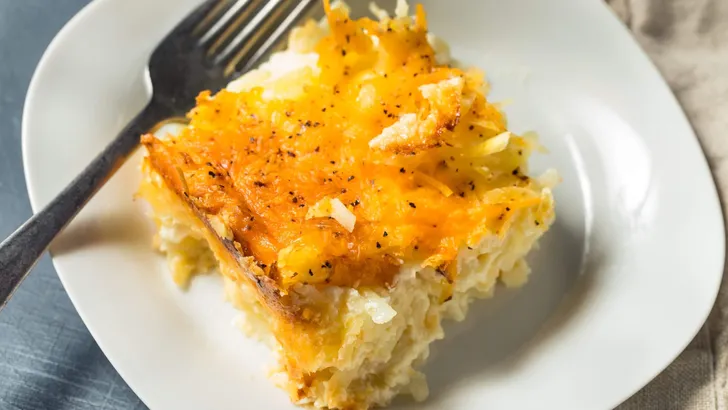 Homemade Cheesy Hashbrown Casserole
