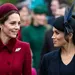 Meghan en Kate, kerstmis 2018