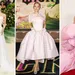 Drieluik foto's van Ariana Grande op de rode loper.