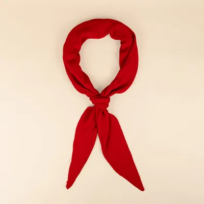 Triangle Sjaal - Rood - (groot)