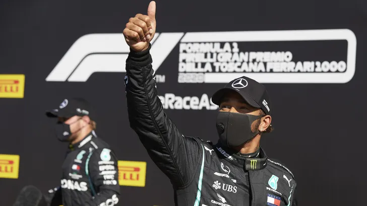 Netflix bij Mercedes op Sochi voor Lewis Hamilton record